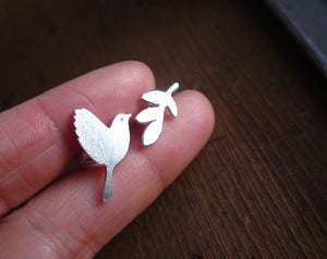 Image of Peace Bird Ring - Handmade Silver Ring 