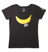 Image of All Good Banana t-shirt (womens, black)