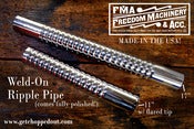 Image of Authentic Ripple Pipe! 1 3/4-inch Bolt-On or Weld-On