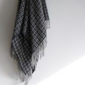 Image of cobweave wool throw