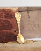 Image of vintage looking spoon pendant