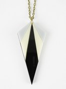 Image of Deco diamond necklace
