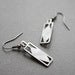 Image of Elongated Leaf Earrings