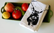 Image of Screen Printed Napkins Set of Four: Stag, Tree or Moth 