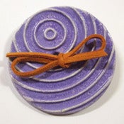 Image of Purple Bigbutton Brooch