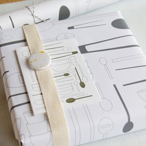 Image of Utensils Gift Wrap