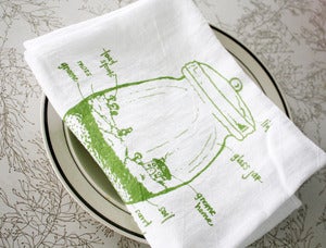 Image of Terrarium diagram floursack towel