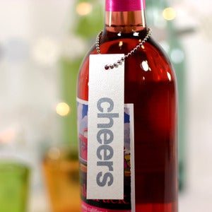 Image of shimmer wine tags