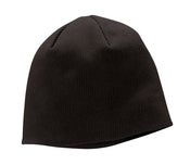 Black Organic Cotton Beanie