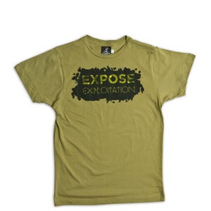Image of Expose Exploitation (Green Tee)