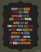 Image of 30 Dirty Birds Poster