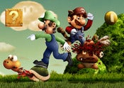 Image of Mario Bros 8 bit fatality Print