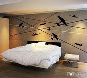 Image of War Planes Battle Planes - 011- Vinyl sticker wall decal children adults playroom