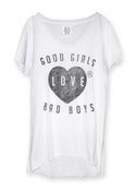 Image of GOOD GIRLS LOVE · ZKW-PSP11-008 · WHITE