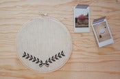 Image of Leafy Garland Cross Stitch Art