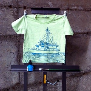 toddler boat tee 24 mos. $18