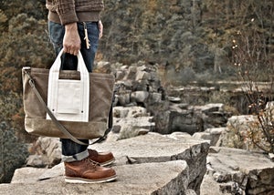 Image of Field Tan & Sage Utility Tote