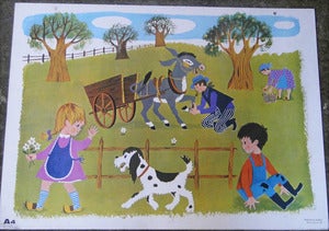 Image of AFFICHE SCOLAIRE DANIEL ET VALÉRIE REF.528