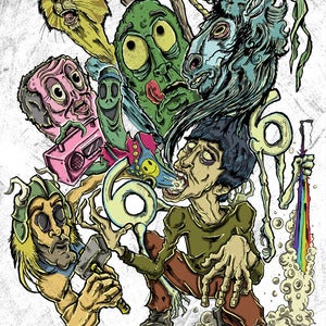 Image of Marc M. with Characters Mini-Poster