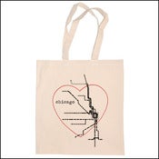 Image of Veins of Chicago Tote Bag