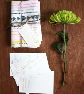Image of Studio SloMo & Leah Duncan Recipe Cards /  Tea Towel Set