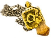 Image of Henson Cube Crystal Necklace