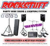 Image of ROCKSTUFF - PARTY SOUND & LIGHTING SYSTEM HIRE (per night)