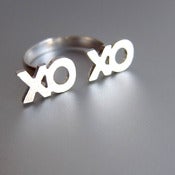 Image of xoxo Ring, Hugs and Kisses - Handmade Silver Ring