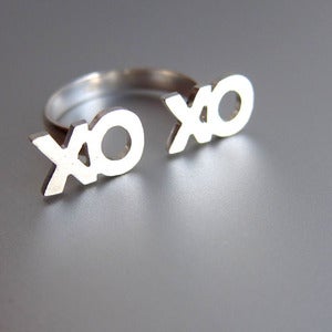 Image of xoxo Ring, Hugs and Kisses - Handmade Silver Ring