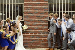 Image of bridesmaid clip: set of four