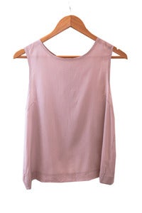 Back Button Grey Tank