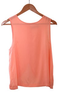 Back Button Light Coral Tank