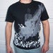 Image of Man's T-shirt Cyrillic Wear Urban Russian CCCP USSR Ukrainian Black 3