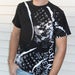 Image of Man's T-shirt by Cyrillic Wear Urban Russian CCCP USSR Ukrainian Black 2