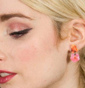 Image of Perfect Posey Earrings (on white acrylic)