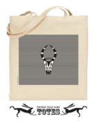Image of African Ox-head Mask TOTE BAG