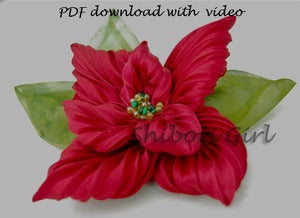 Image of poinsettia instructions only