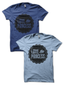 Image of LOVE the PROCESS shirt - Lapis or Baby Blue