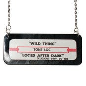 Image of Vintage Jukebox Strip Necklace - Horizontal