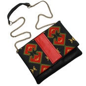 Image of Embroidery Fold Over Bag 