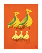 Image of Speedy Birds Art Print Unframed