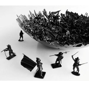 Image of War bowl: English Civil War : BLACK LIMITED EDITION