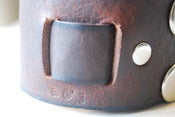 Image of wide leather cuff