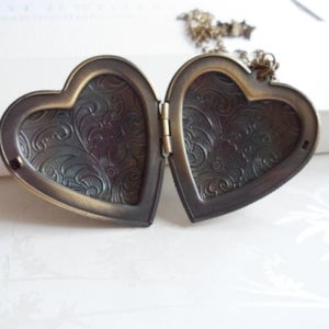 Image of Cherished Heart Locket Necklace
