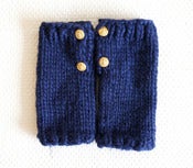 Image of Polder mitaine-manchette bleu navy