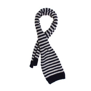 Image of 'Blackberry' Apricot Scarf 100% handknitted merino