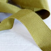 Image of Petersham Ribbon by the yard | Olive