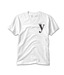 Image of a,e,i,o,u | V-NECK | WHITE