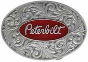 Image of Peterbilt Trucks Logo Belt Buckle