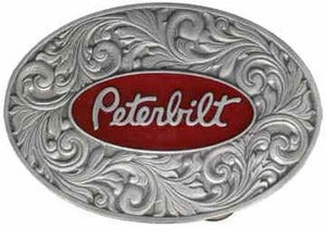 Image of Peterbilt Trucks Logo Belt Buckle